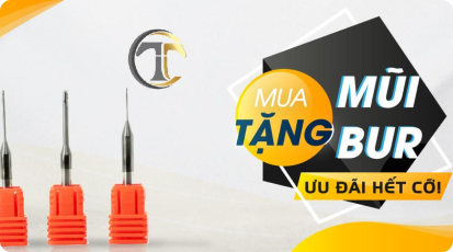 Mui mũi Bur tặng mũi Bur